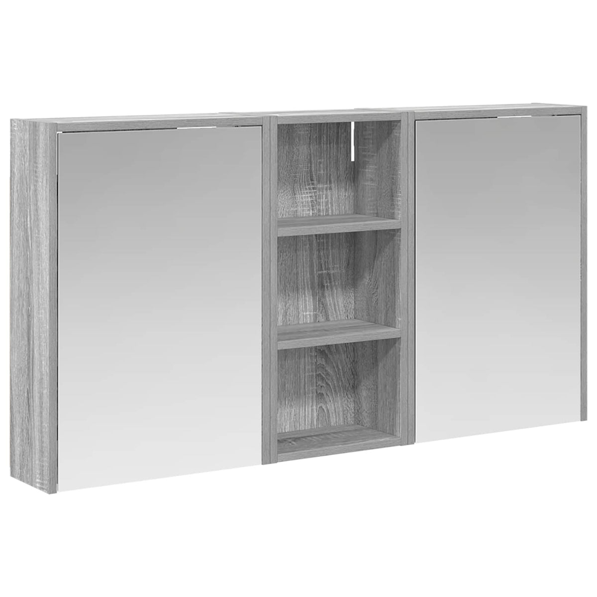 Badrumsskåpsset 3 st 116 x 16 x 62,5 cm Konstruerat trä