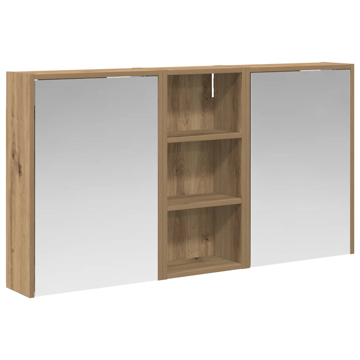 Badrumsskåpsset 3 st 116 x 16 x 62,5 cm Konstruerat trä