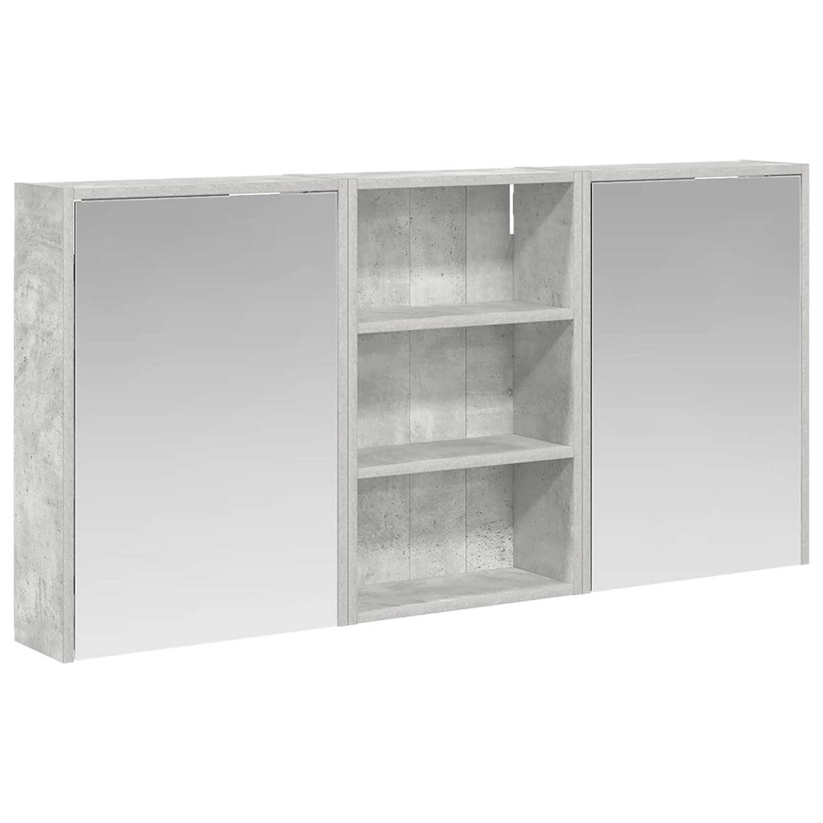 Badrumsskåpsset 3 st 126 x 16 x 62.5 cm Konstruerat trä