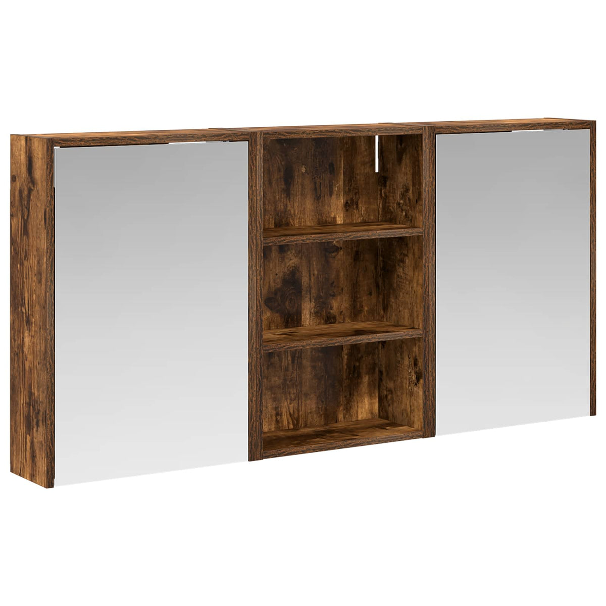 Badrumsskåpsset 3 st 126 x 16 x 62.5 cm Konstruerat trä