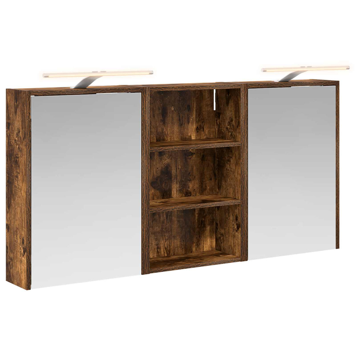 Badrumsskåpsset 3 st 126 x 16 x 62.5 cm Konstruerat trä