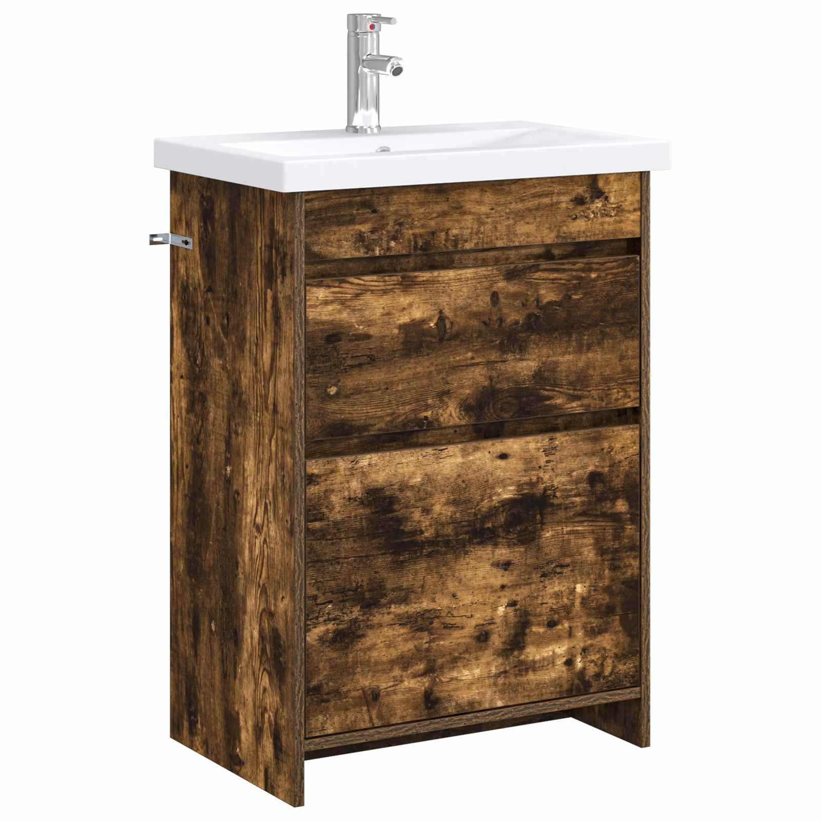 Badrumsmöbelset Rökt ek 61 x 40 x 84,5 cm Konstruerat trä