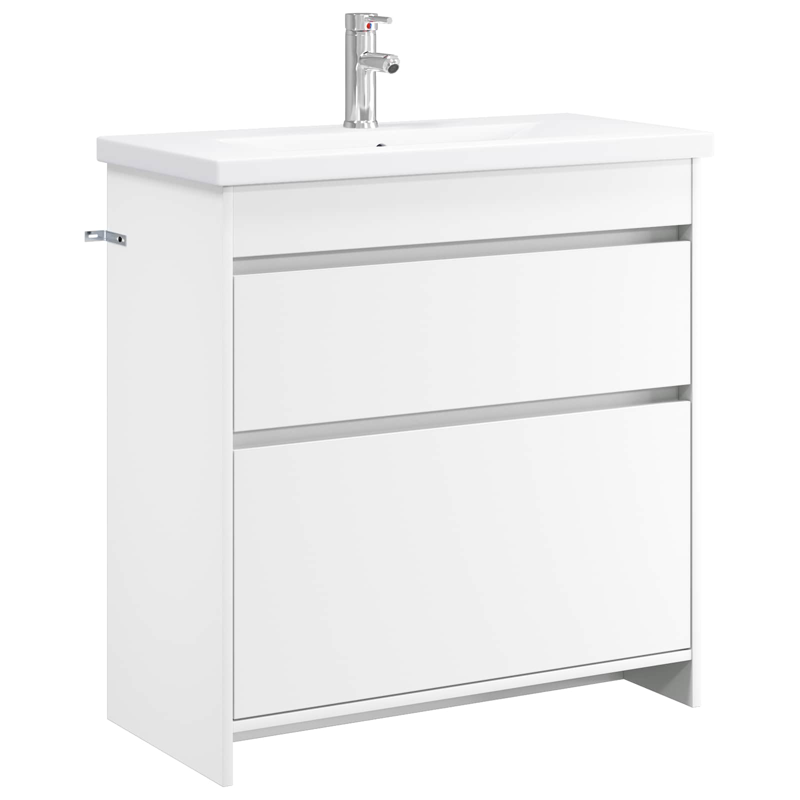 Badrumsmöbelset Vit 81 x 40 x 84,5 cm Konstruerat trä