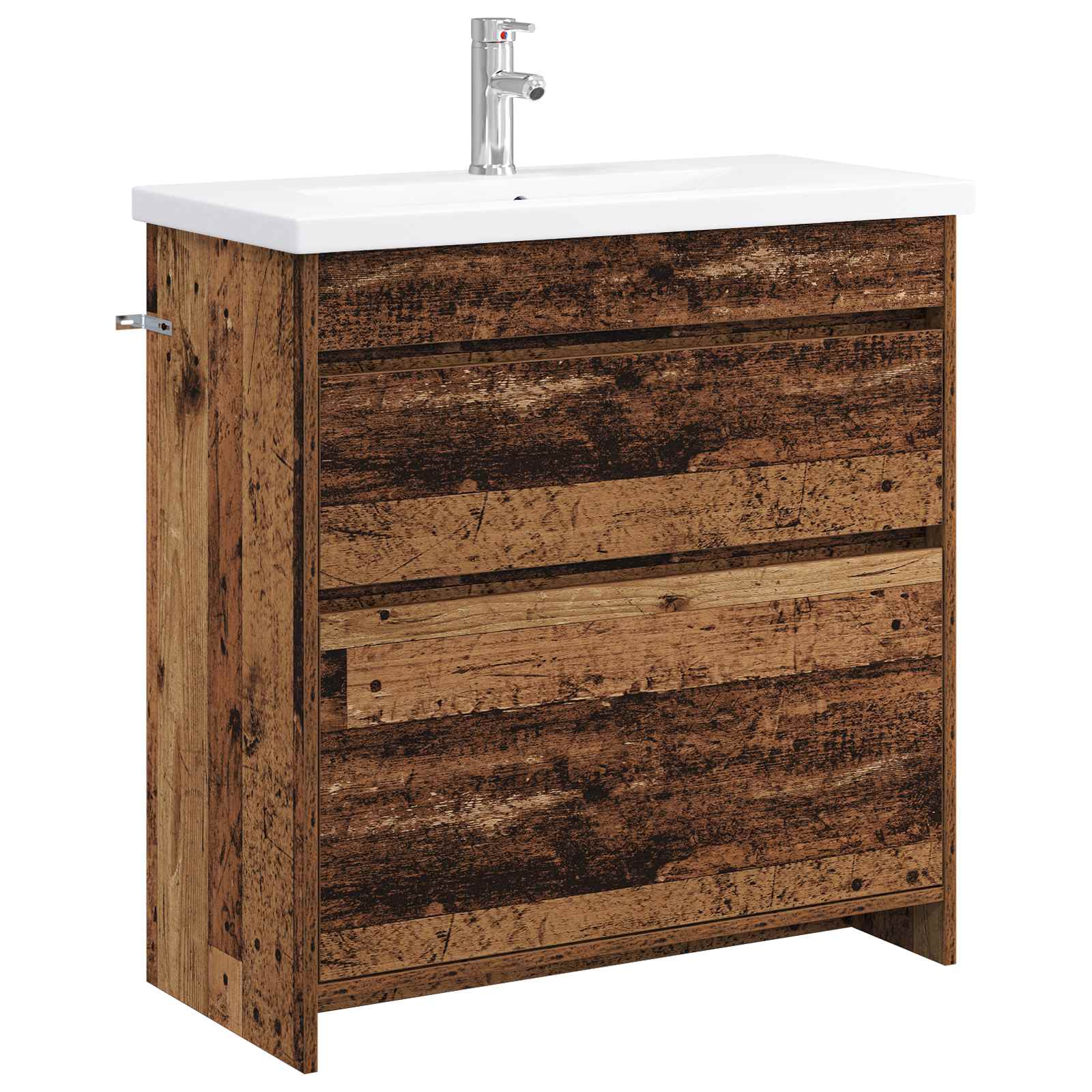Badrumsmöbelset Gammalt trä 81 x 40 x 84,5 cm Konstruerat trä