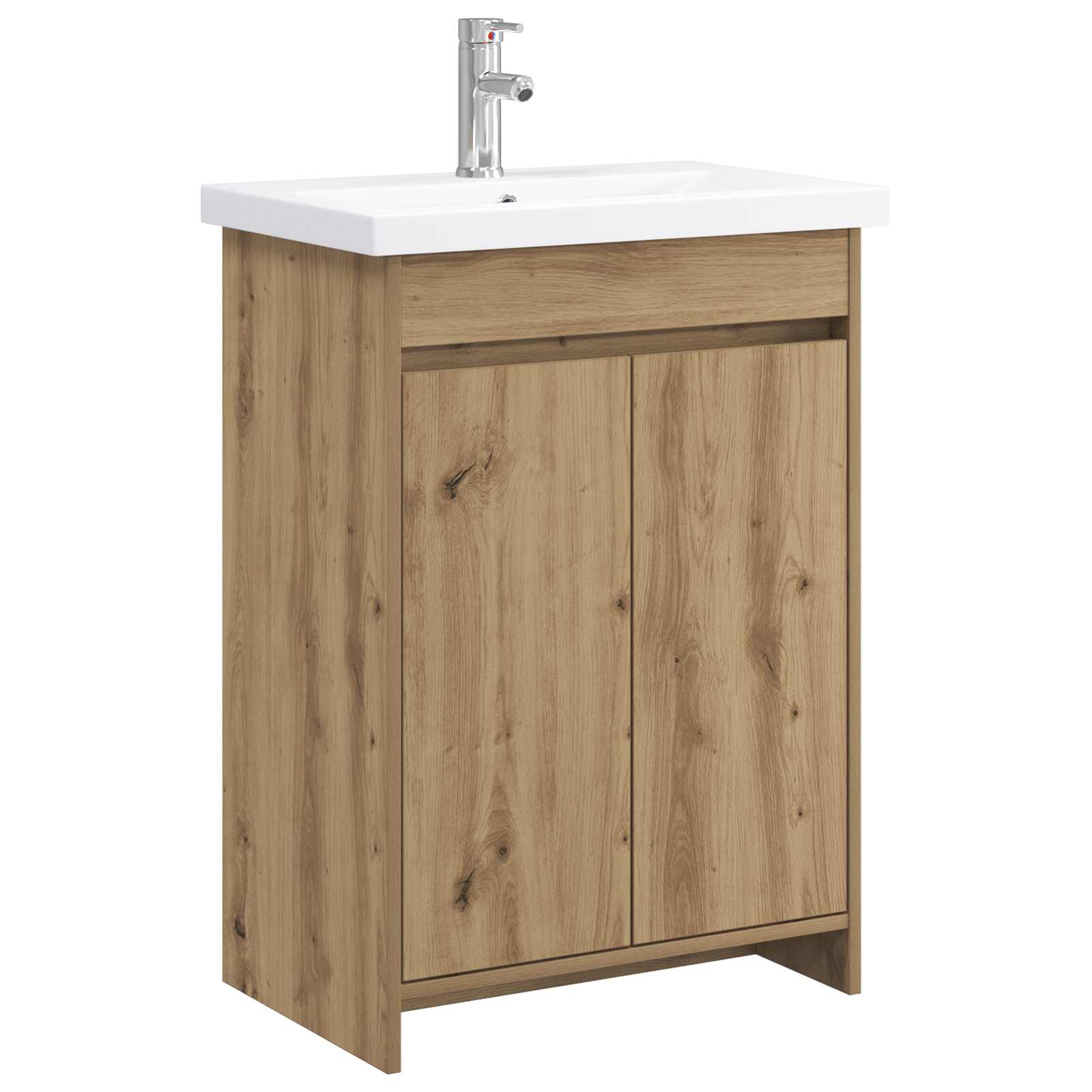 Badrumsmöbelset Artisan-ek 61 x 40 x 84,5 cm Konstruerat trä