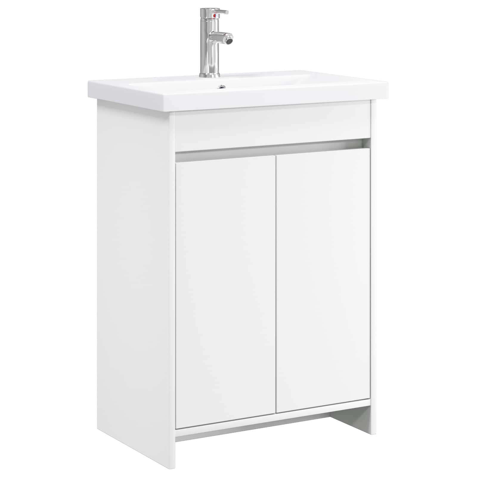 Badrumsmöbelset Vit 81 x 40 x 84,5 cm Konstruerat trä