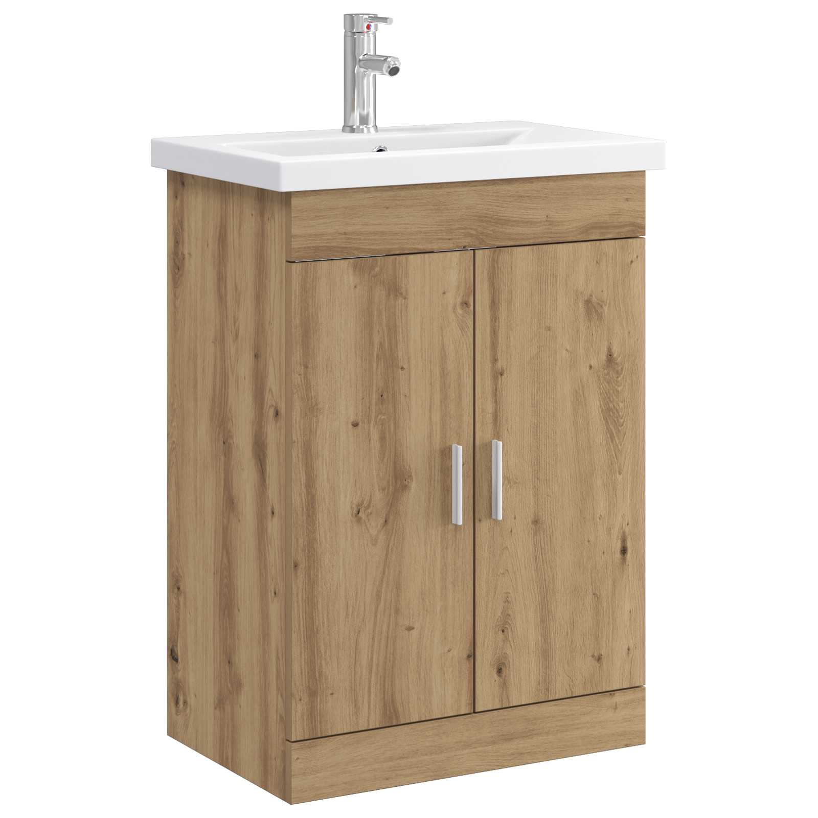 Badrumsmöbelset Artisan-ek 61 x 40 x 84,5 cm Konstruerat trä