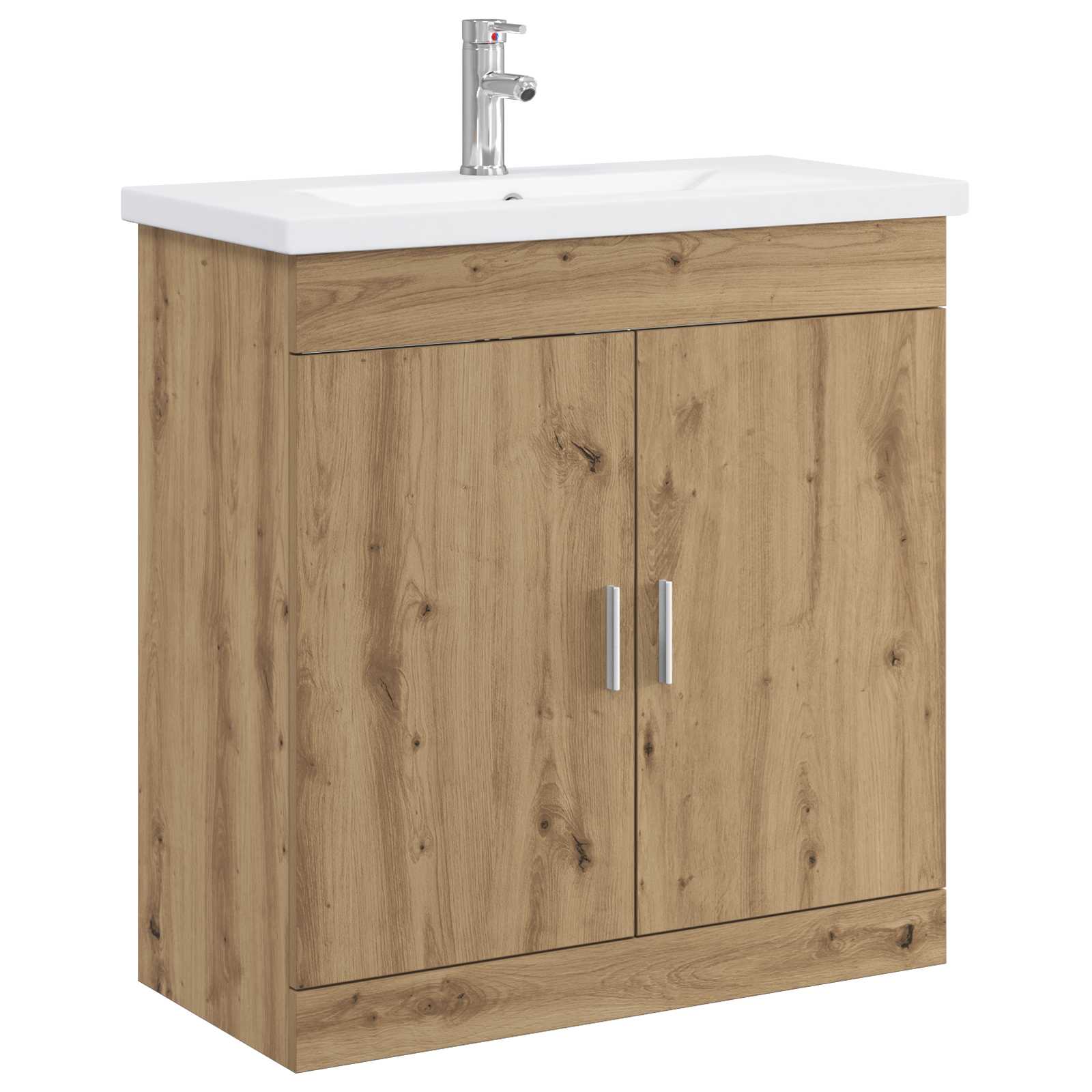 Badrumsmöbelset Artisan-ek 81 x 40 x 84,5 cm Konstruerat trä