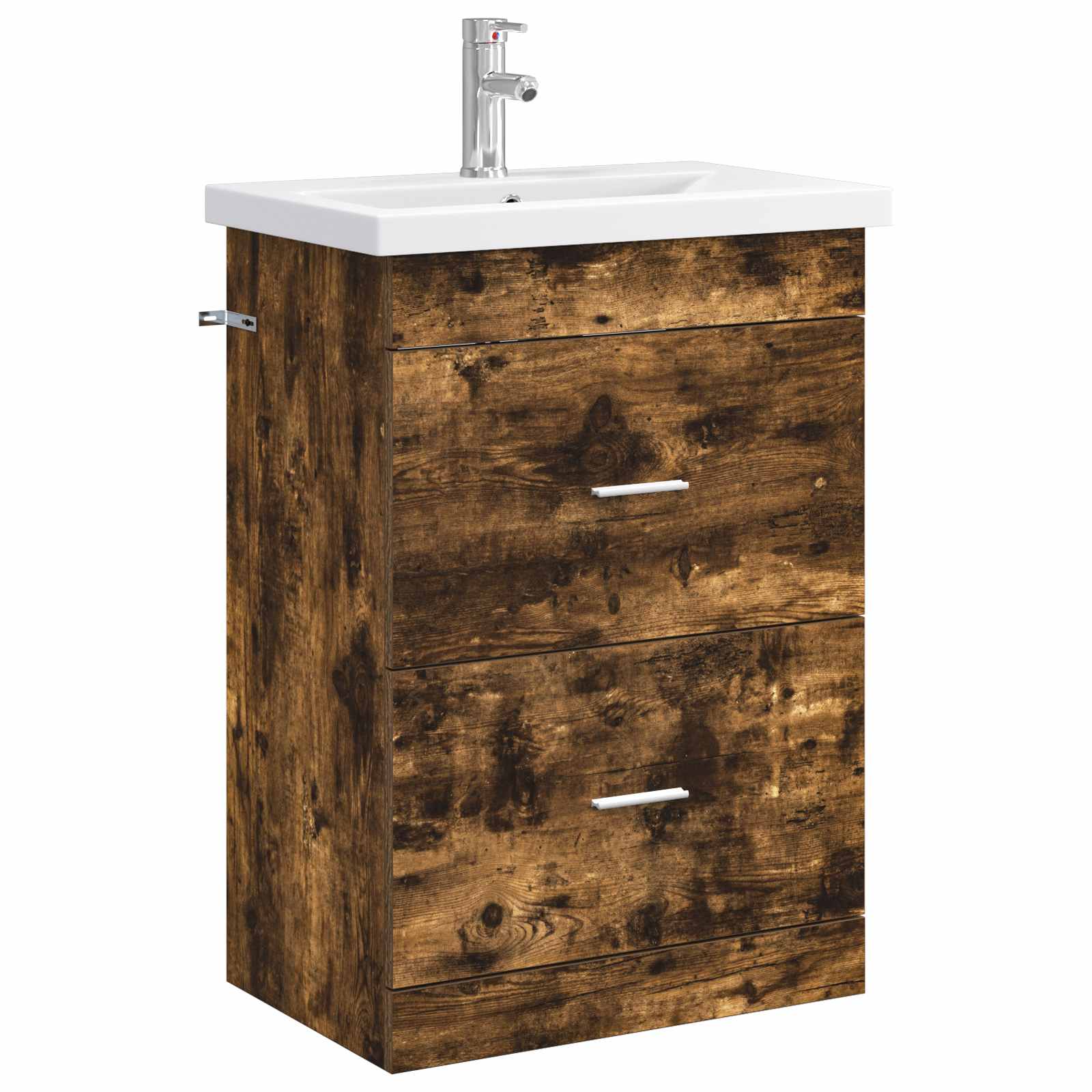 Badrumsmöbelset Rökt ek 61 x 40 x 84,5 cm Konstruerat trä
