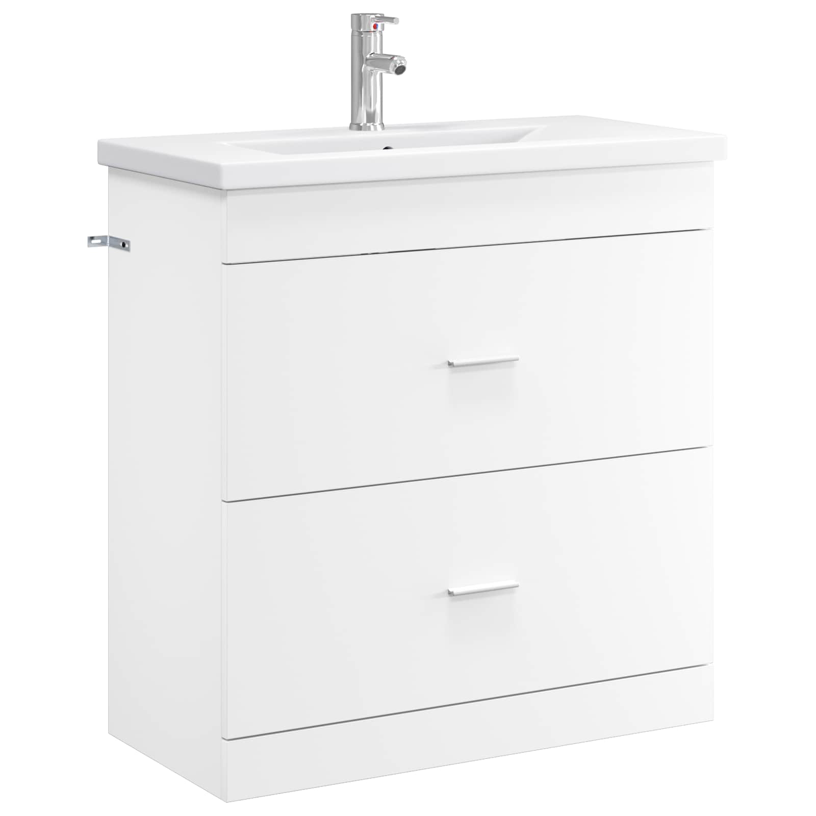 Badrumsmöbelset Vit 81 x 40 x 84,5 cm Konstruerat trä