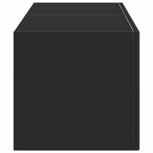 TV Vägghylla 2 pcs Svart 60 x 31 x 29.5 cm Konstruerat trä