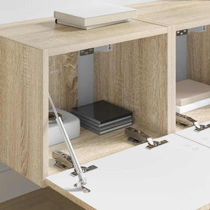 TV Vägghylla 2 pcs Sonoma 60 x 31 x 29.5 cm Konstruerat trä