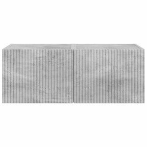 TV Vägghylla 2 pcs Betong 60 x 31 x 29.5 cm Konstruerat trä
