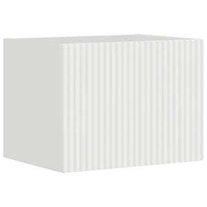 TV Vägghylla Glansig Vit 60 x 31 x 29.5 cm Konstruerat trä