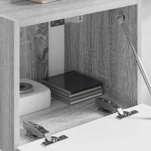 TV Vägghylla Grå Sonoma 60 x 31 x 29.5 cm Konstruerat trä