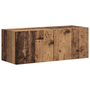 TV Vägghylla Väggmonterad 2 pcs Gammalt trä 60 x 31 x 29.5 cm