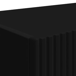 TV Vägghylla Svart 60 x 31 x 29.5 cm Konstruerat trä