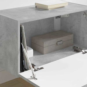 TV Vägghylla Betong 60 x 31 x 29.5 cm Konstruerat trä