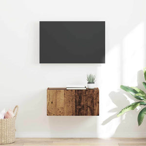 TV Vägghylla Gammalt trä 60 x 31 x 29.5 cm Konstruerat trä