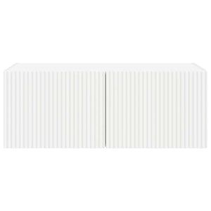 TV Vägghylla Väggmonterad Vit 60 x 31 x 29.5 cm Konstruerat trä