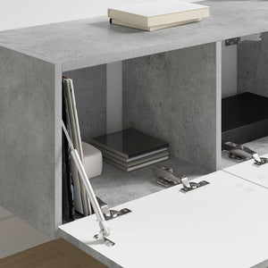 TV Vägghylla Betong 60 x 31 x 29.5 cm Konstruerat trä