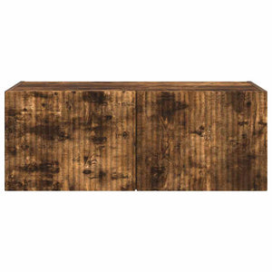 TV Vägghylla Rökt ek 60 x 31 x 29.5 cm Konstruerat trä