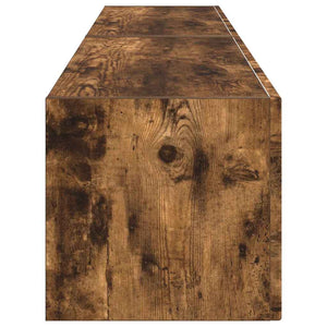 TV Vägghylla 2 pcs Rökt ek 60 x 31 x 29.5 cm Konstruerat trä