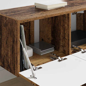 TV Vägghylla Gammalt trä 60 x 31 x 29.5 cm Konstruerat trä