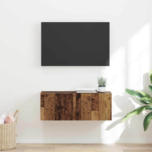 TV Vägghylla Gammalt trä 60 x 31 x 29.5 cm Konstruerat trä