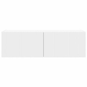 TV Vägghylla Väggmonterad Vit 60 x 31 x 29.5 cm Konstruerat trä