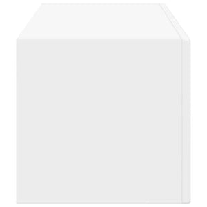TV Vägghylla Väggmonterad Vit 60 x 31 x 29.5 cm Konstruerat trä