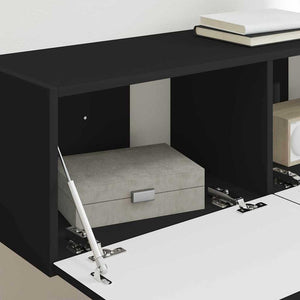 TV Vägghylla Svart 60 x 31 x 29.5 cm Konstruerat trä