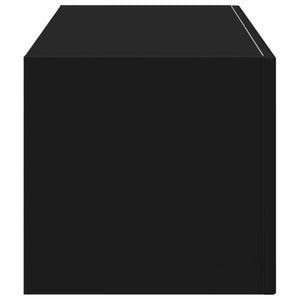 TV Vägghylla Svart 60 x 31 x 29.5 cm Konstruerat trä