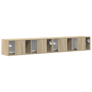 TV Vägghylla 2 pcs Sonoma 60 x 31 x 29.5 cm Konstruerat trä