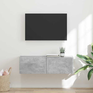 TV Vägghylla Betong 60 x 31 x 29.5 cm Konstruerat trä