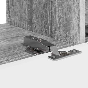 TV Vägghylla Grå Sonoma 60 x 31 x 29.5 cm Konstruerat trä