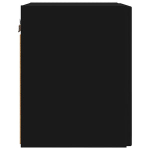 TV Vägghylla 2 pcs Svart 30 x 31 x 40 cm Konstruerat trä