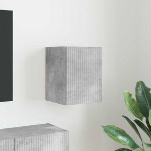 TV Vägghylla Betong 30 x 31 x 40 cm Konstruerat trä