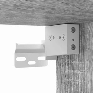 TV Vägghylla Grå Sonoma 30 x 31 x 40 cm Konstruerat trä