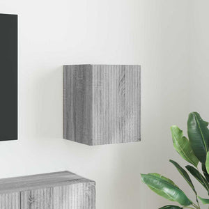 TV Vägghylla Grå Sonoma 30 x 31 x 40 cm Konstruerat trä