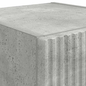 TV Vägghylla Betong 30 x 31 x 80 cm Konstruerat trä