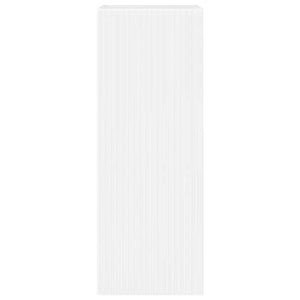 TV Vägghylla Glansig Vit 30 x 31 x 80 cm Konstruerat trä