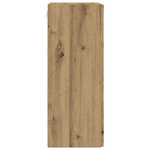 TV Vägghylla 2 pcs Artisan Ek 30 x 31 x 80 cm Konstruerat trä