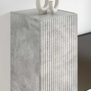 TV Vägghylla 2 pcs Betong 30 x 31 x 100 cm Konstruerat trä