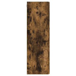 TV Vägghylla 2 pcs Rökt ek 30 x 31 x 100 cm Konstruerat trä