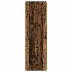 TV Vägghylla 2 pcs Gammalt trä 30 x 31 x 100 cm Konstruerat trä