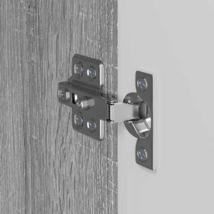 TV Vägghylla 2 pcs Grå Sonoma 59,5 x 31 x 40 cm Konstruerat trä