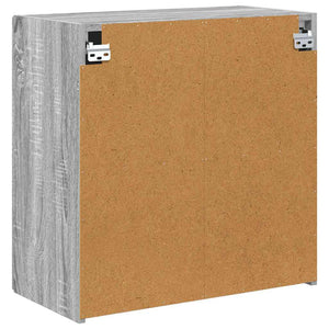 TV Vägghylla Grå Sonoma 59,5 x 31 x 60 cm Konstruerat trä