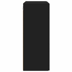 TV Vägghylla Svart 59,5 x 31 x 80 cm Konstruerat trä