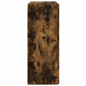 TV Vägghylla Rökt ek 59,5 x 31 x 80 cm Konstruerat trä